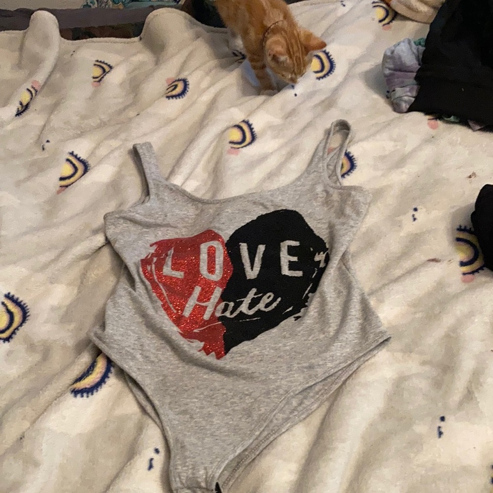 Cute Love Hate bodysuit